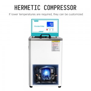 Serie HX (-5 ~ -40 ℃) ~ 100 ℃ Circuladores de baño termostáticos refrigerados de laboratorio para calefacción y refrigeración