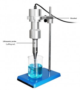 Procesador triturador de células ultrasónico de laboratorio, homogeneizador sonicador 5-150W/10-250W/10-650W