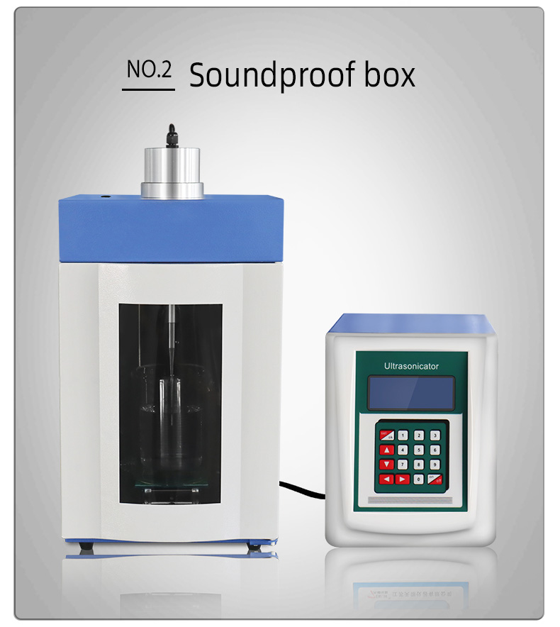 Homogenizer Ultrasonik dengan kotak Kedap Suara