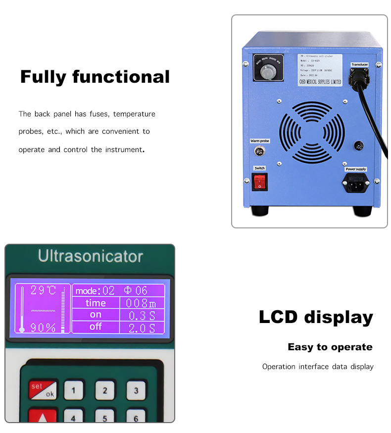 handheld ultrasonic homogenizer